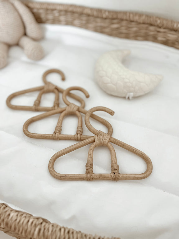 Rattan Arch Doll Hangers- 3 Pack